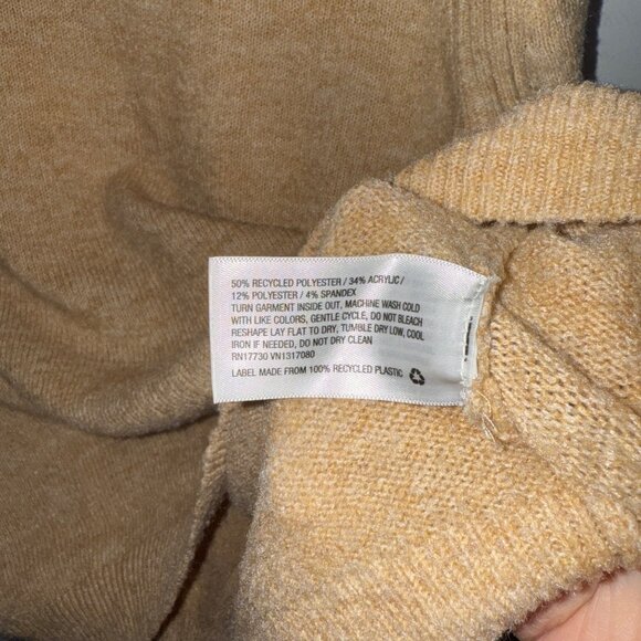 A New Day XXL Tan Cowl Neck Sweater Womens Casual Knitwear - Picture 6 of 6